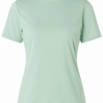Light Mint Green Short-Sleeve T-Shirt with Crew Neck