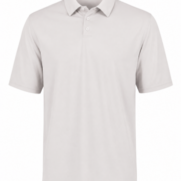 White Short-Sleeve Polo Shirt