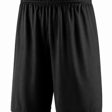 Black Relaxed Athletic Shorts