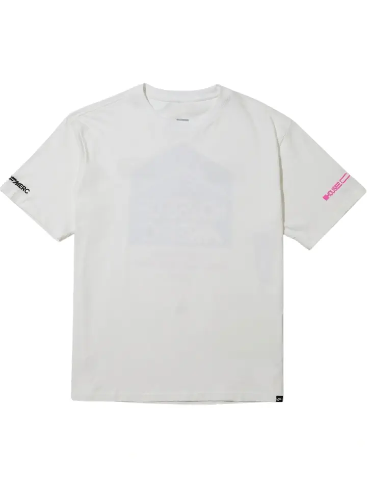Off-White Relaxed Fit Crew Neck Short-Sleeve T-Shirt
