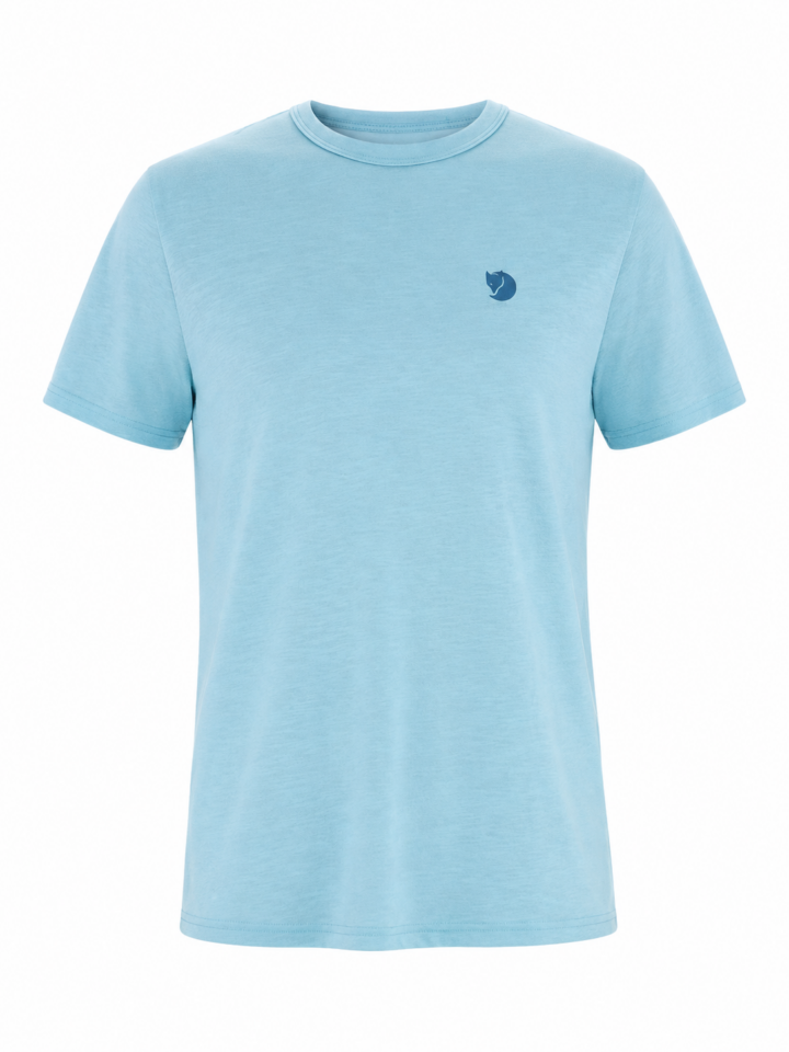 Light Blue Heathered Crew Neck T-Shirt