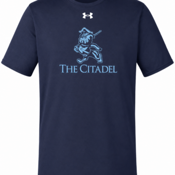 Navy Regular Fit Short-Sleeve T-Shirt with Mascot Graphic