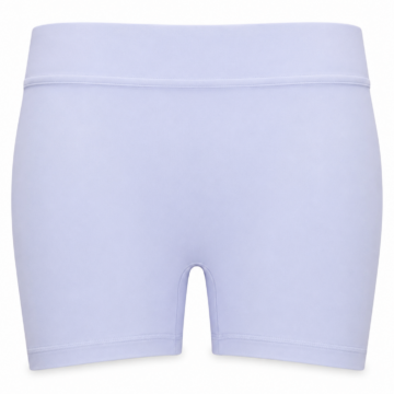 Lavender High-Waisted Fitted Shorts