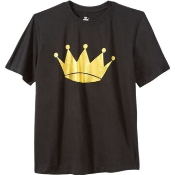 Black Crown Graphic Crew Neck T-Shirt